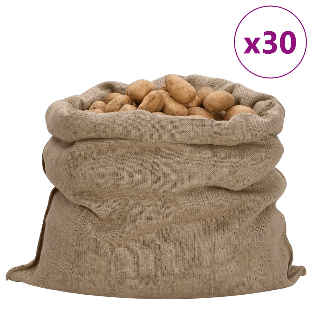 Jutesäcke 30 Stk. 100% Jute 340 G/M²