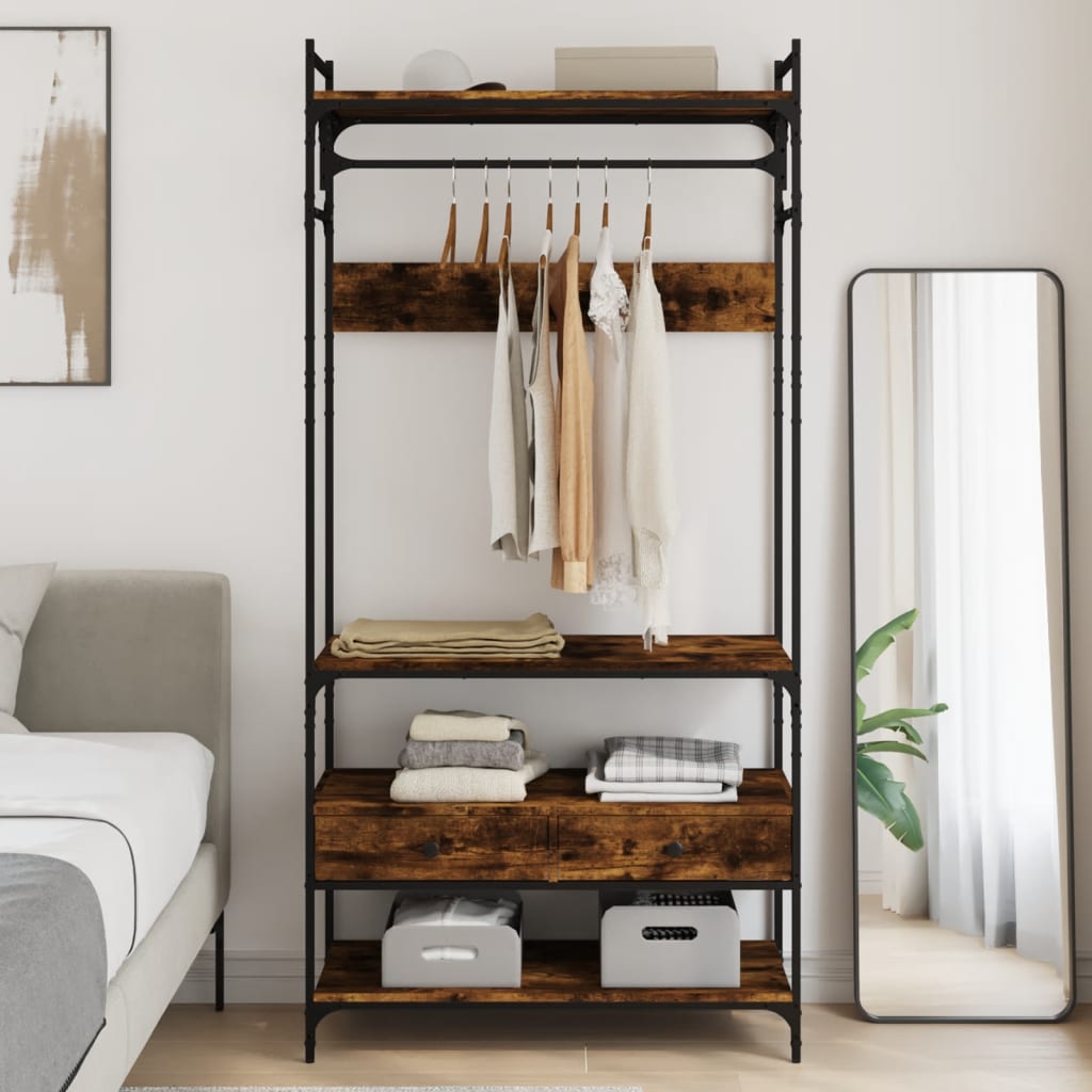 Kleiderschrank 89 X 39 X 184.5 Cm Holzwerkstoff