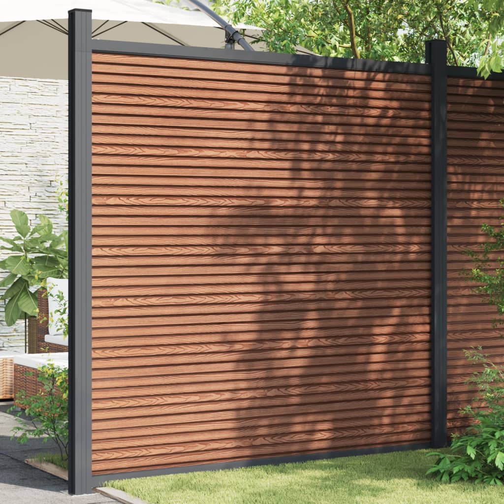 Zaunelement Wpc Und Aluminium