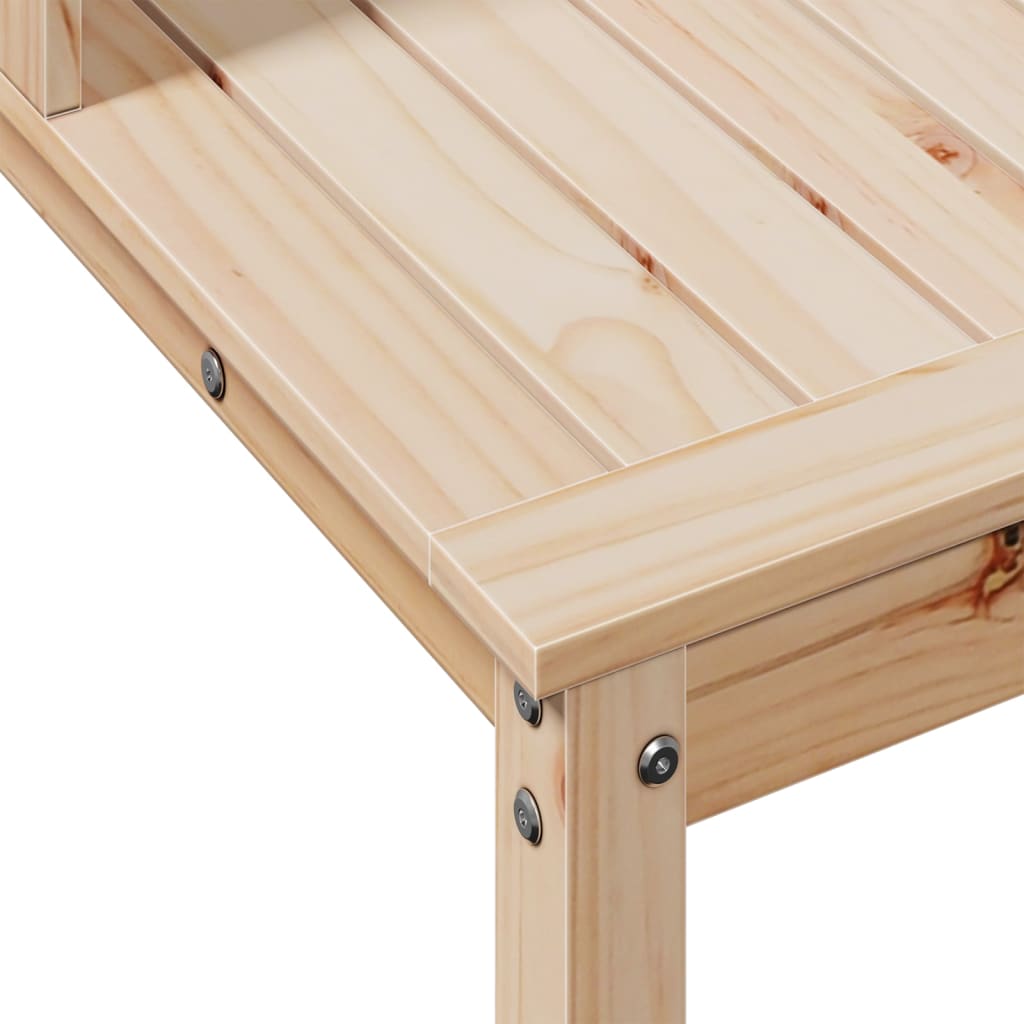 Pflanztisch Mit Ablagen Massivholz Kiefer