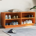 Schuhregal 110X34X45 Cm Massivholz Kiefer