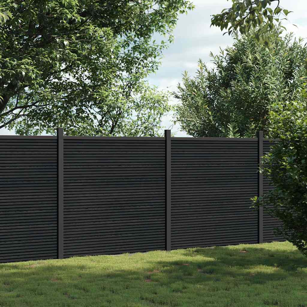 Zaunelement Wpc Und Aluminium