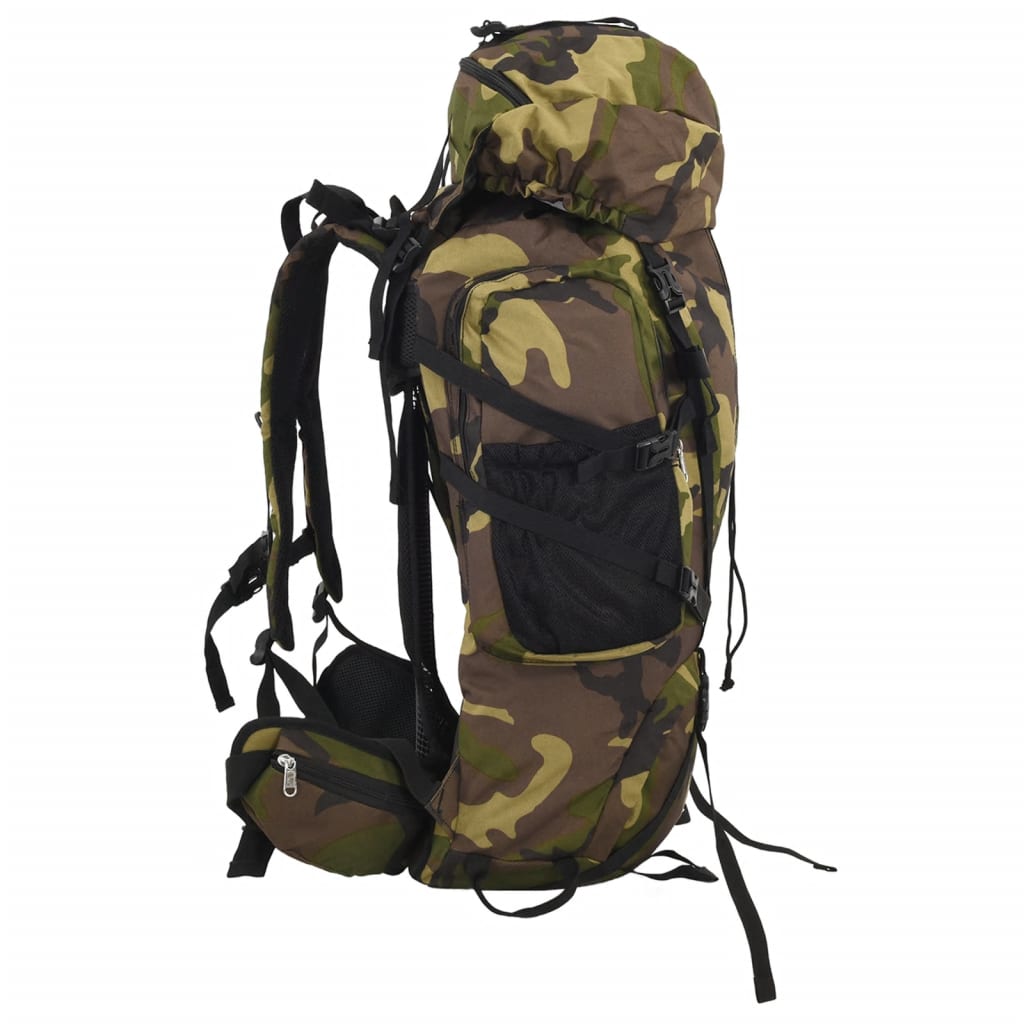 Wanderrucksack Grün Tarnfarben Oxford-Gewebe