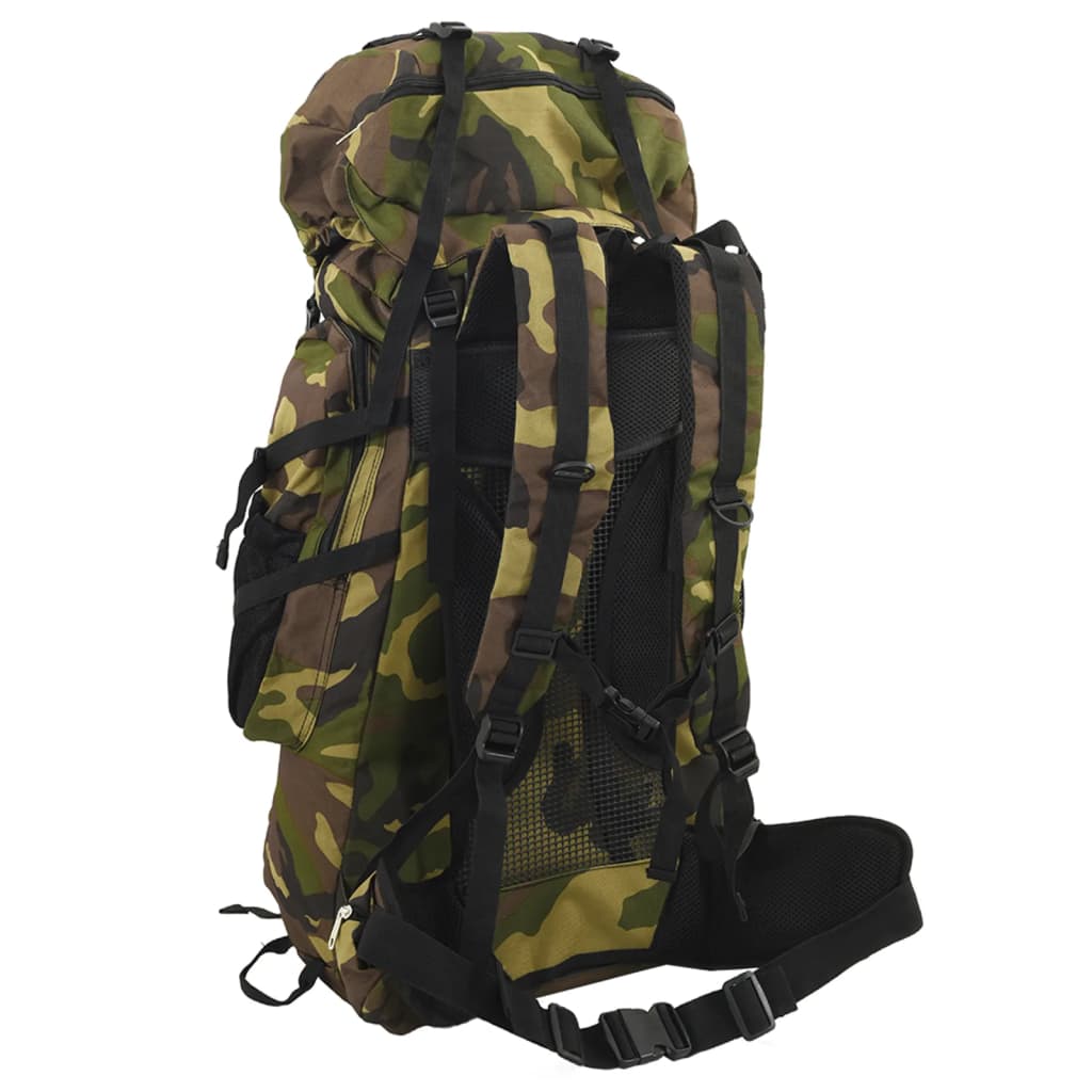 Wanderrucksack Grün Tarnfarben Oxford-Gewebe