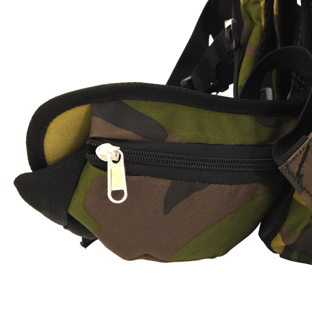Wanderrucksack Grün Tarnfarben Oxford-Gewebe