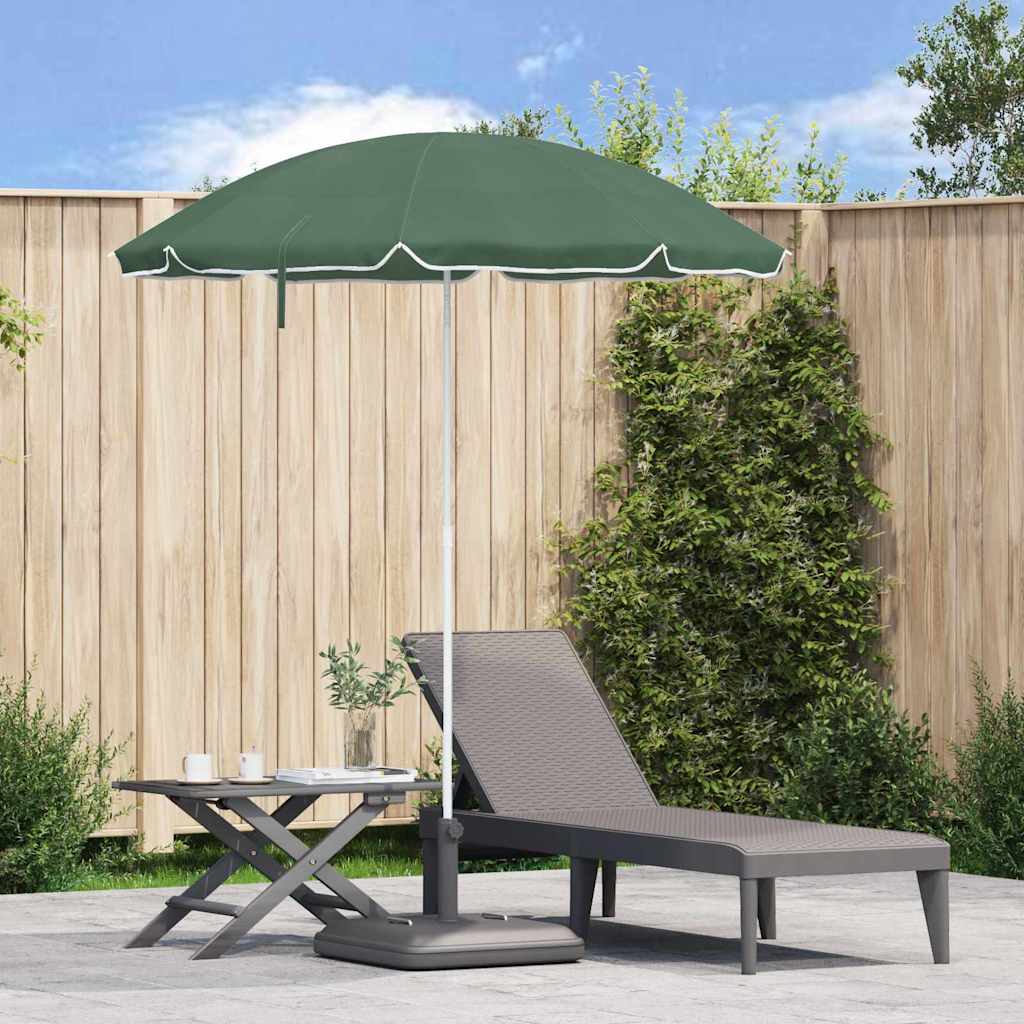 Höhenverstellbarer Garten-Sonnenschirm aus 170T Polyester – Orange, 240 cm