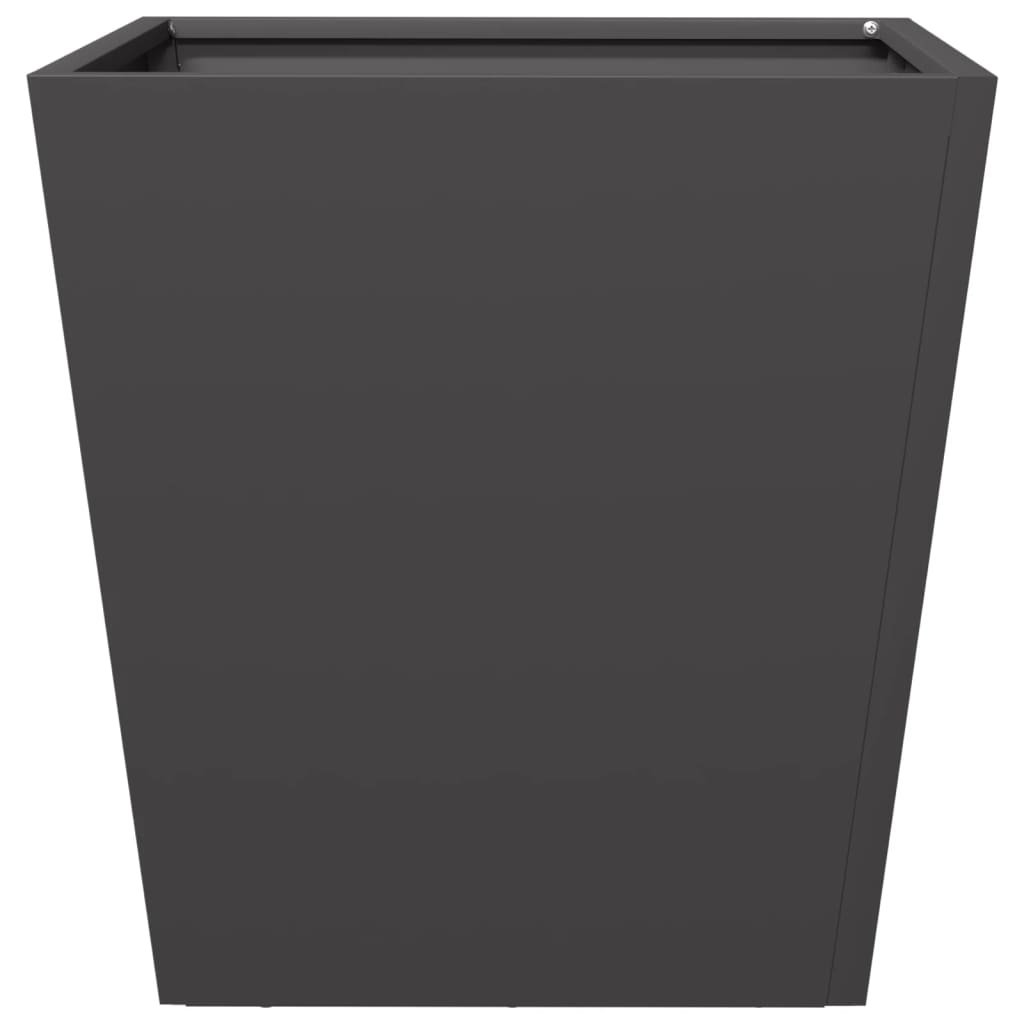 Pflanzkübel 2 Stk. Schwarz Stahl