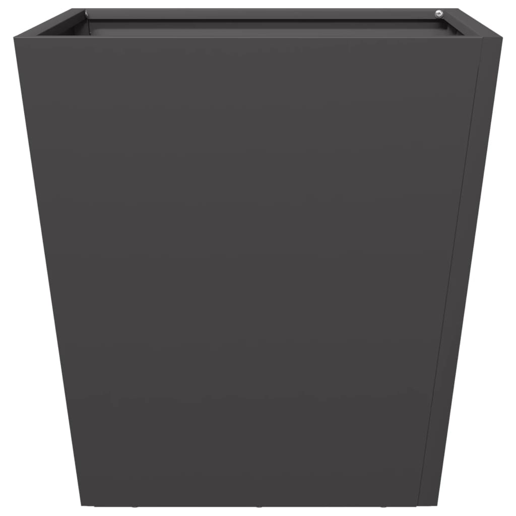 Pflanzkübel 2 Stk. Schwarz Stahl