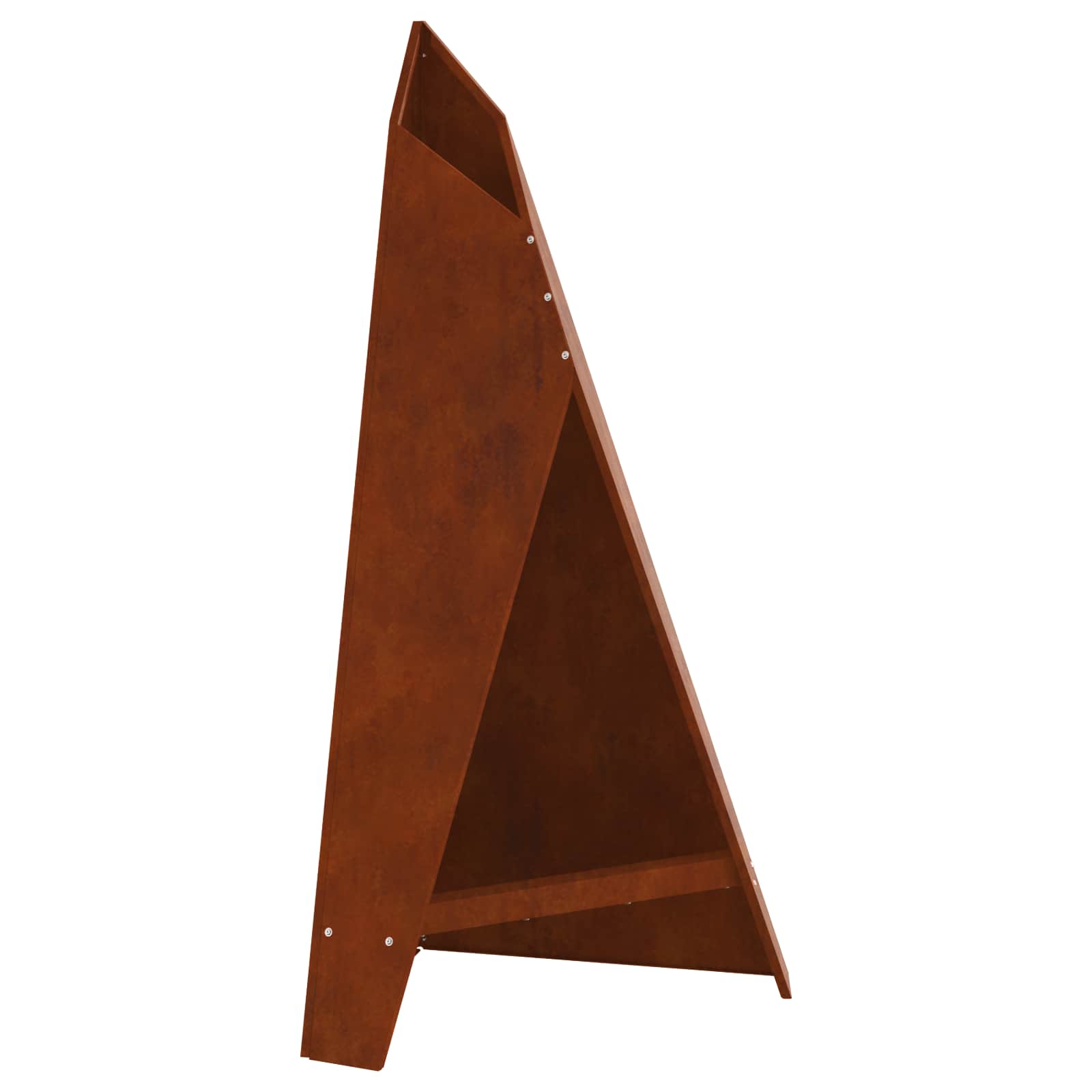Feuerstelle Rostig 58 X 40 X 100 Cm Wetterfeststahl