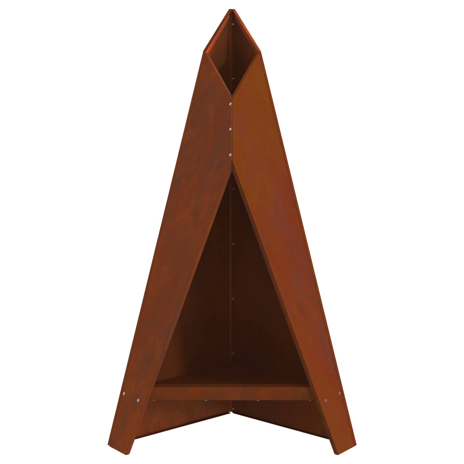 Feuerstelle Rostig 58 X 40 X 100 Cm Wetterfeststahl