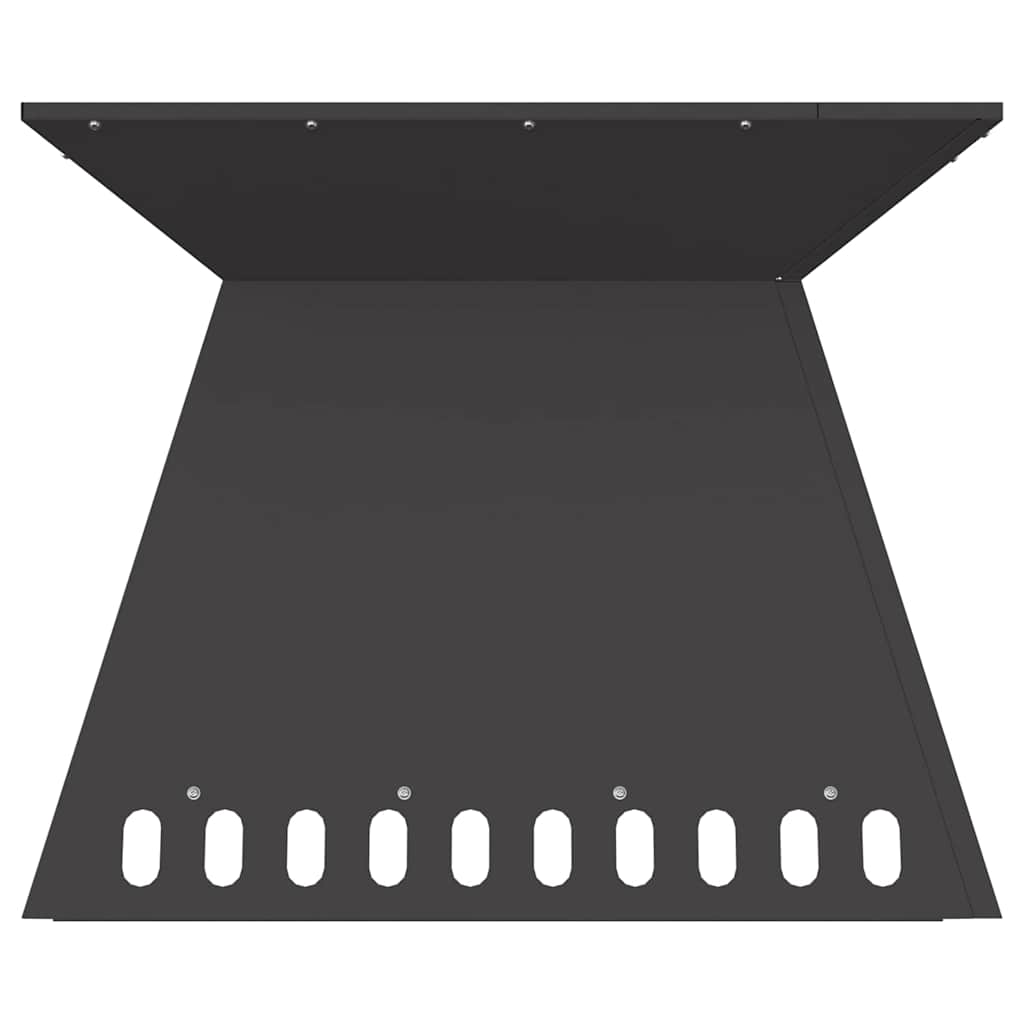 Feuerstelle Schwarz Wetterfeststahl