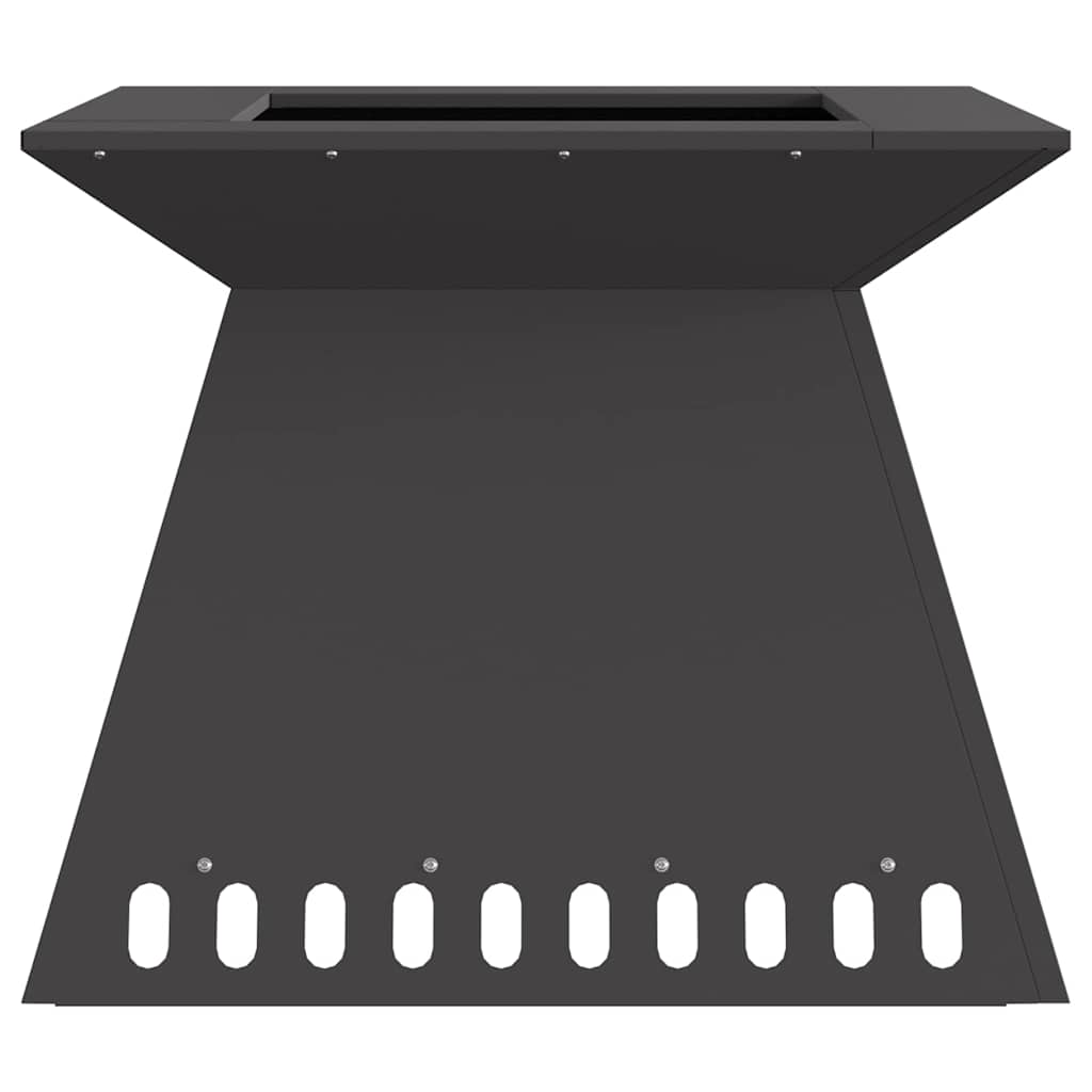 Feuerstelle Schwarz Wetterfeststahl