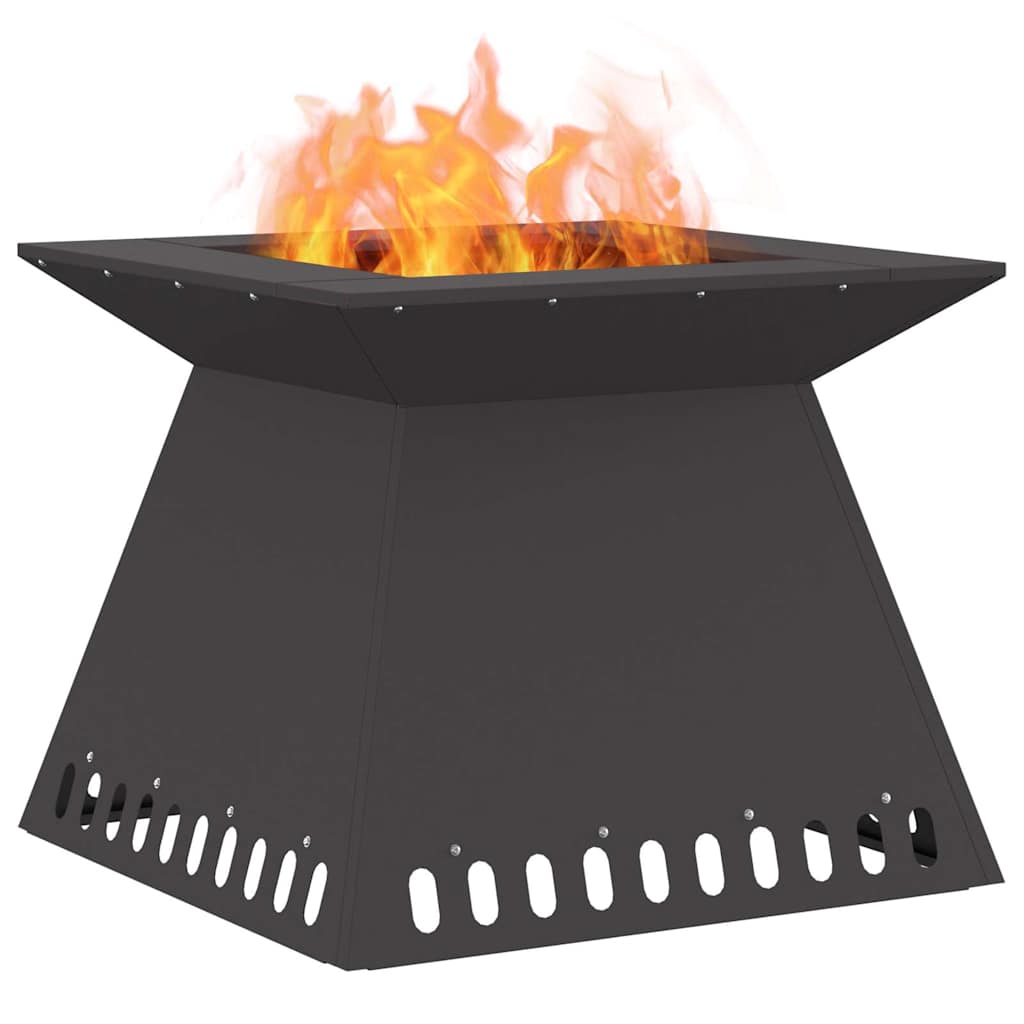 Feuerstelle Schwarz Wetterfeststahl