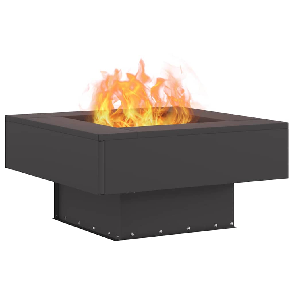 Feuerstelle Schwarz Wetterfeststahl