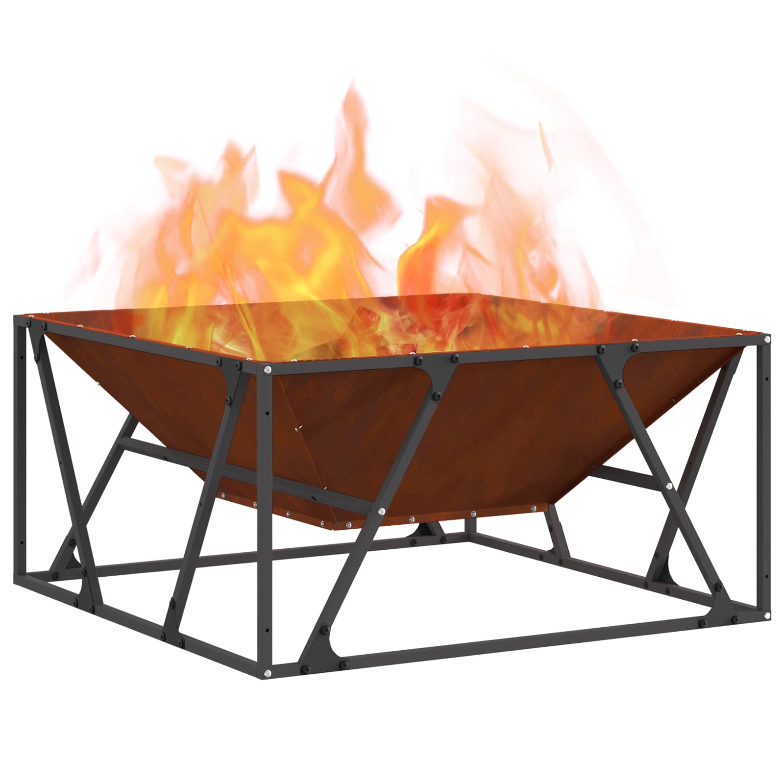 Feuerstelle Rostig Wetterfeststahl