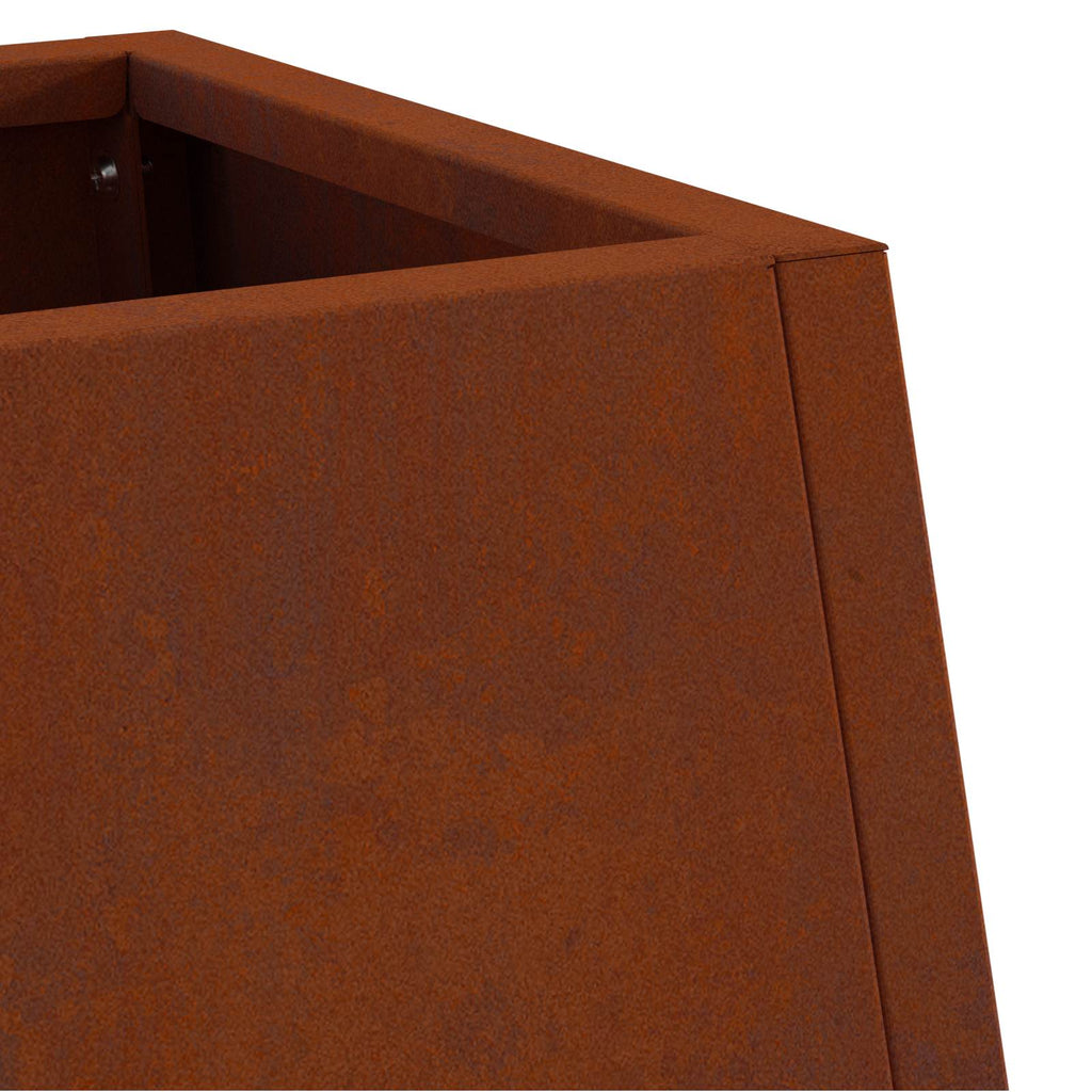 Feuerstelle Rostig 50 X 35 X 100 Cm Wetterfeststahl