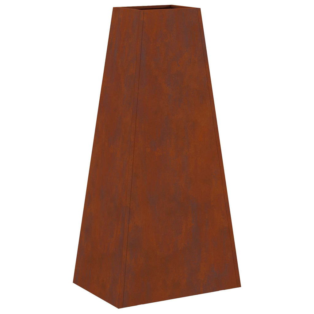 Feuerstelle Rostig 50 X 35 X 100 Cm Wetterfeststahl