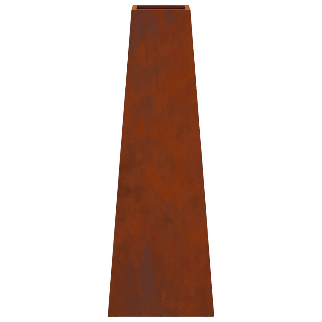Feuerstelle Rostig 50 X 35 X 100 Cm Wetterfeststahl