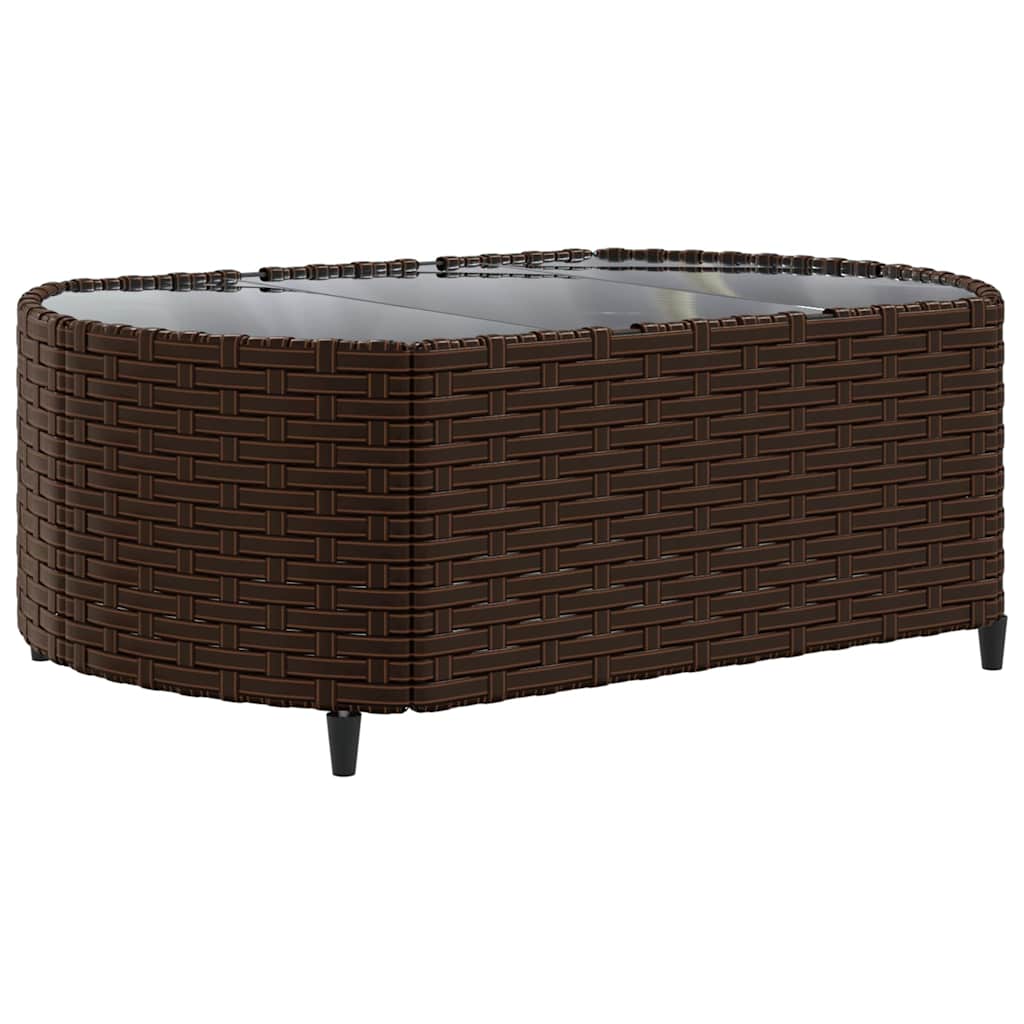6-Tlg. Garten-Sofagarnitur Mit Kissen Braun Poly Rattan