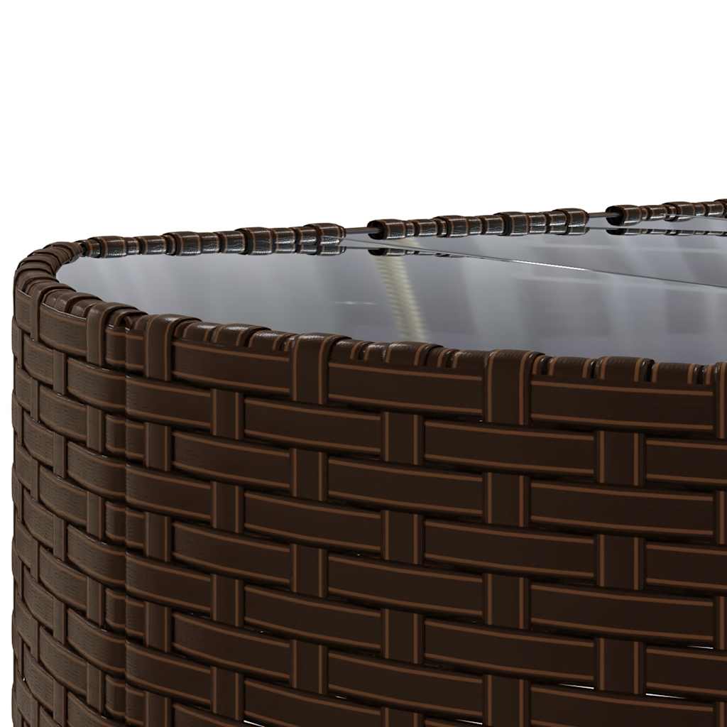 6-Tlg. Garten-Sofagarnitur Mit Kissen Braun Poly Rattan