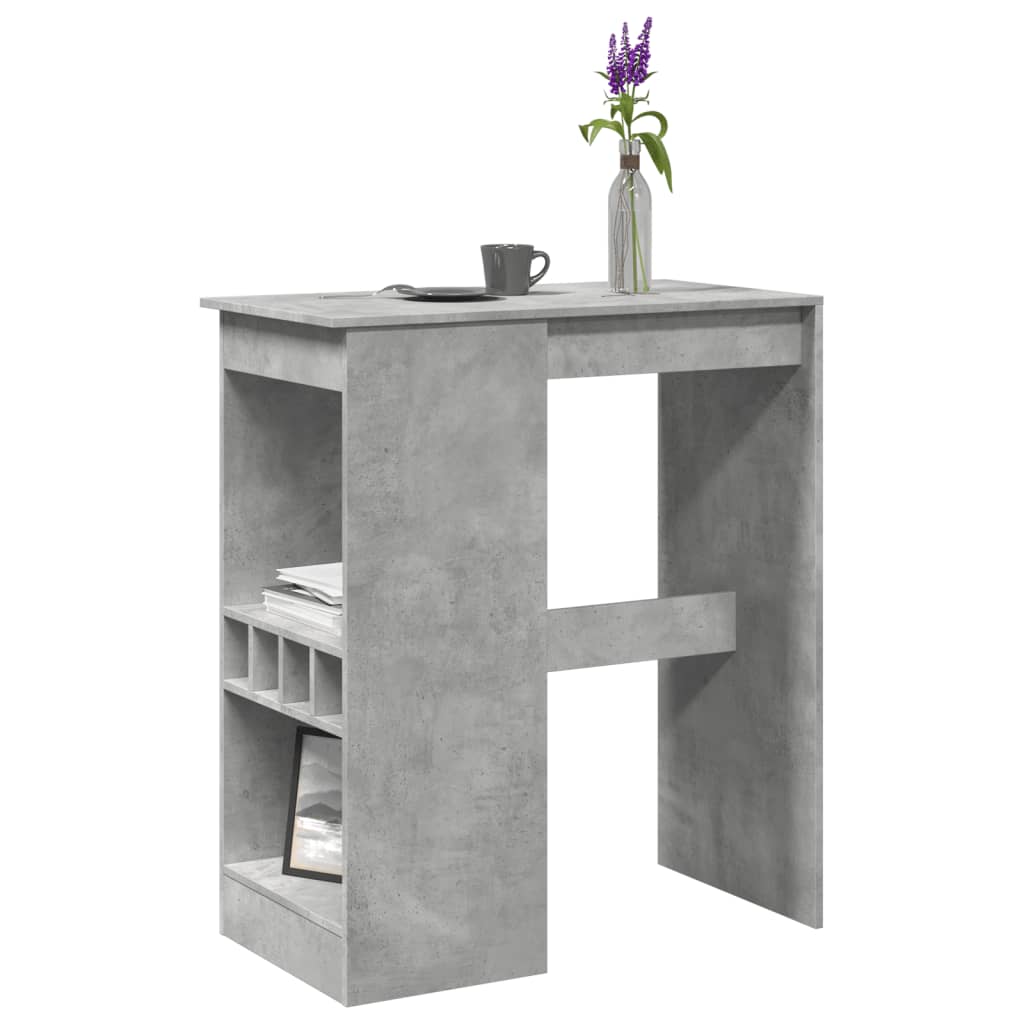 Bartisch Mit Regal -Optik 90X47,5X103,5 Cm Holzwerkstoff