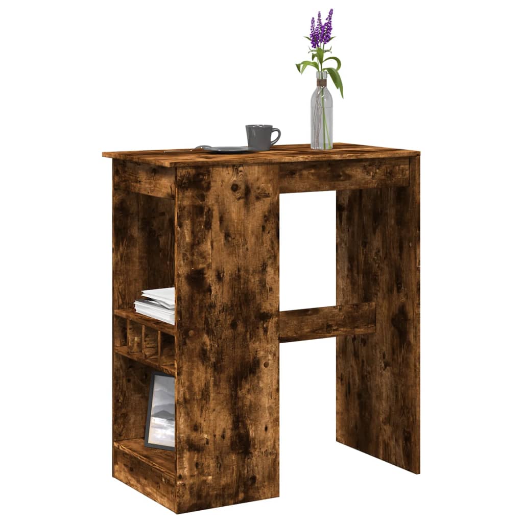 Bartisch Mit Regal -Optik 90X47,5X103,5 Cm Holzwerkstoff