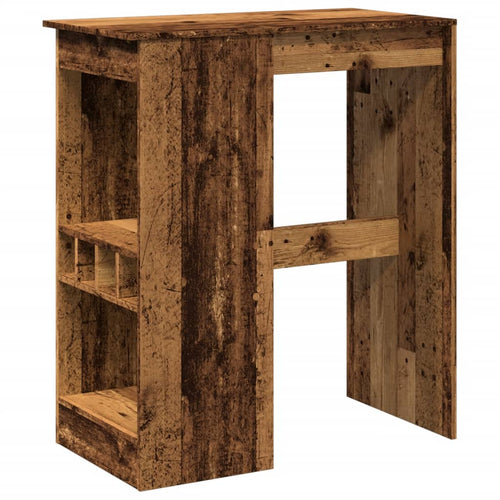 Bartisch Mit Regal -Optik 90X47,5X103,5 Cm Holzwerkstoff