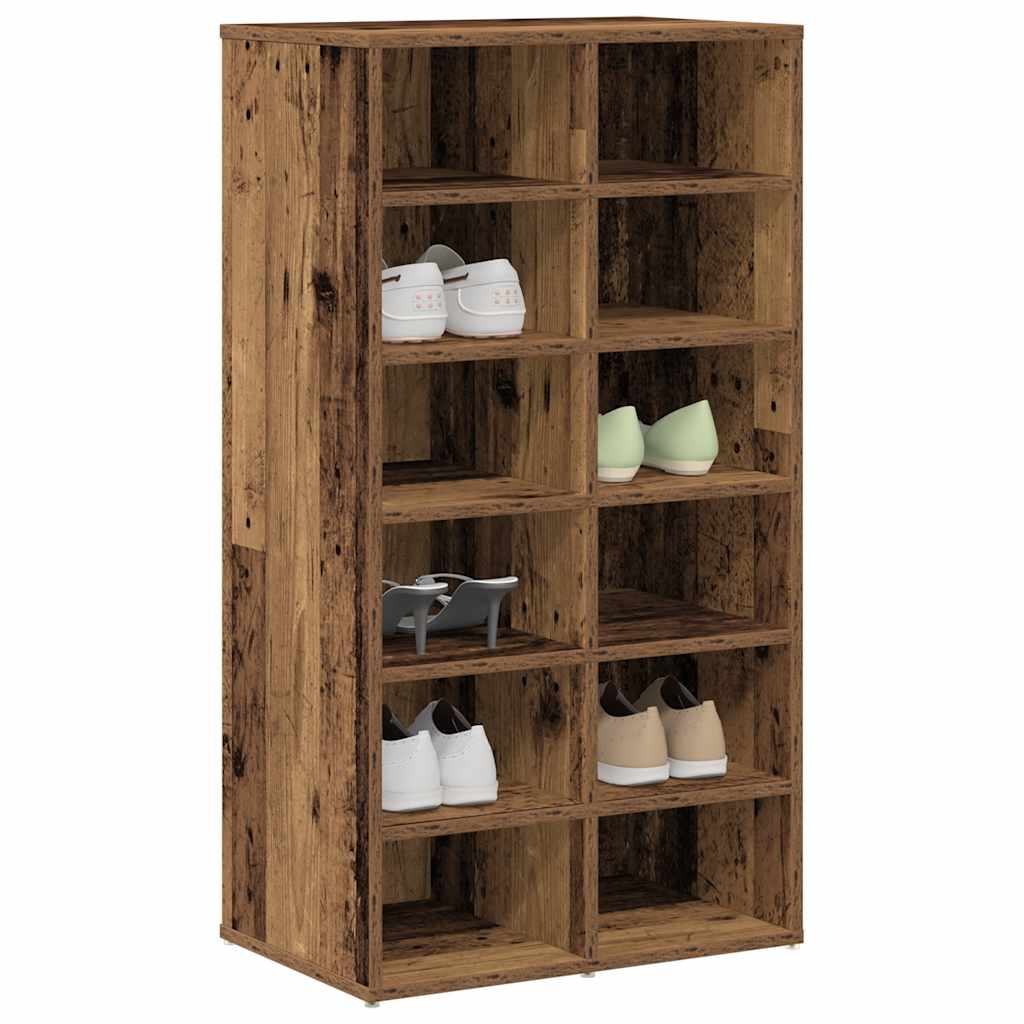 Schuhregal 54X34X100,5 Cm Holzwerkstoff