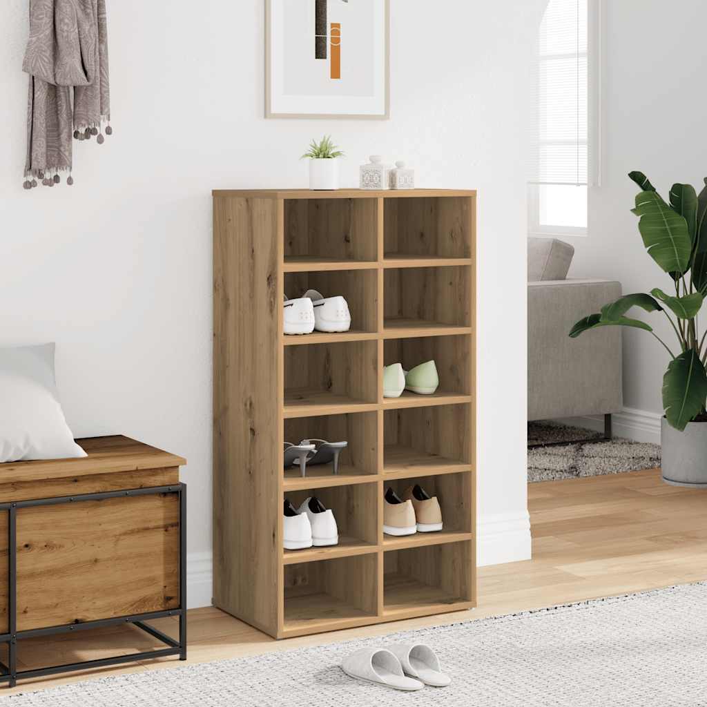 Schuhregal 54X34X100,5 Cm Holzwerkstoff