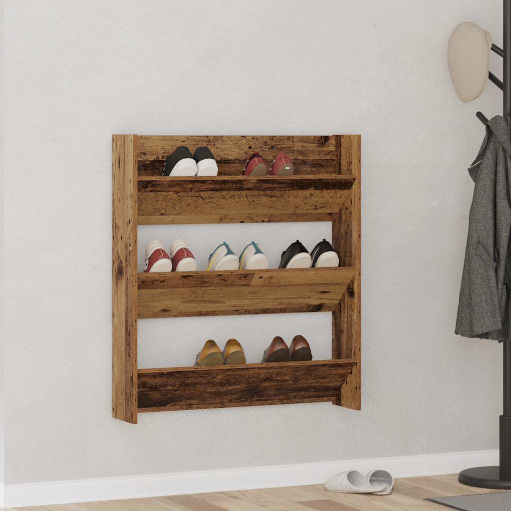 Wand-Schuhschrank Holzwerkstoff