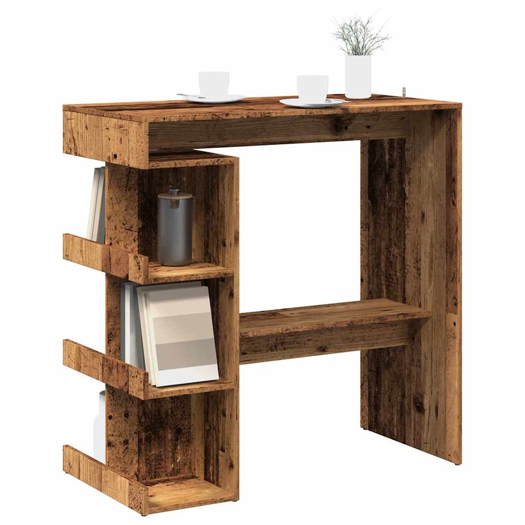 Bartisch Mit Regal -Optik 100X48X101,5 Cm