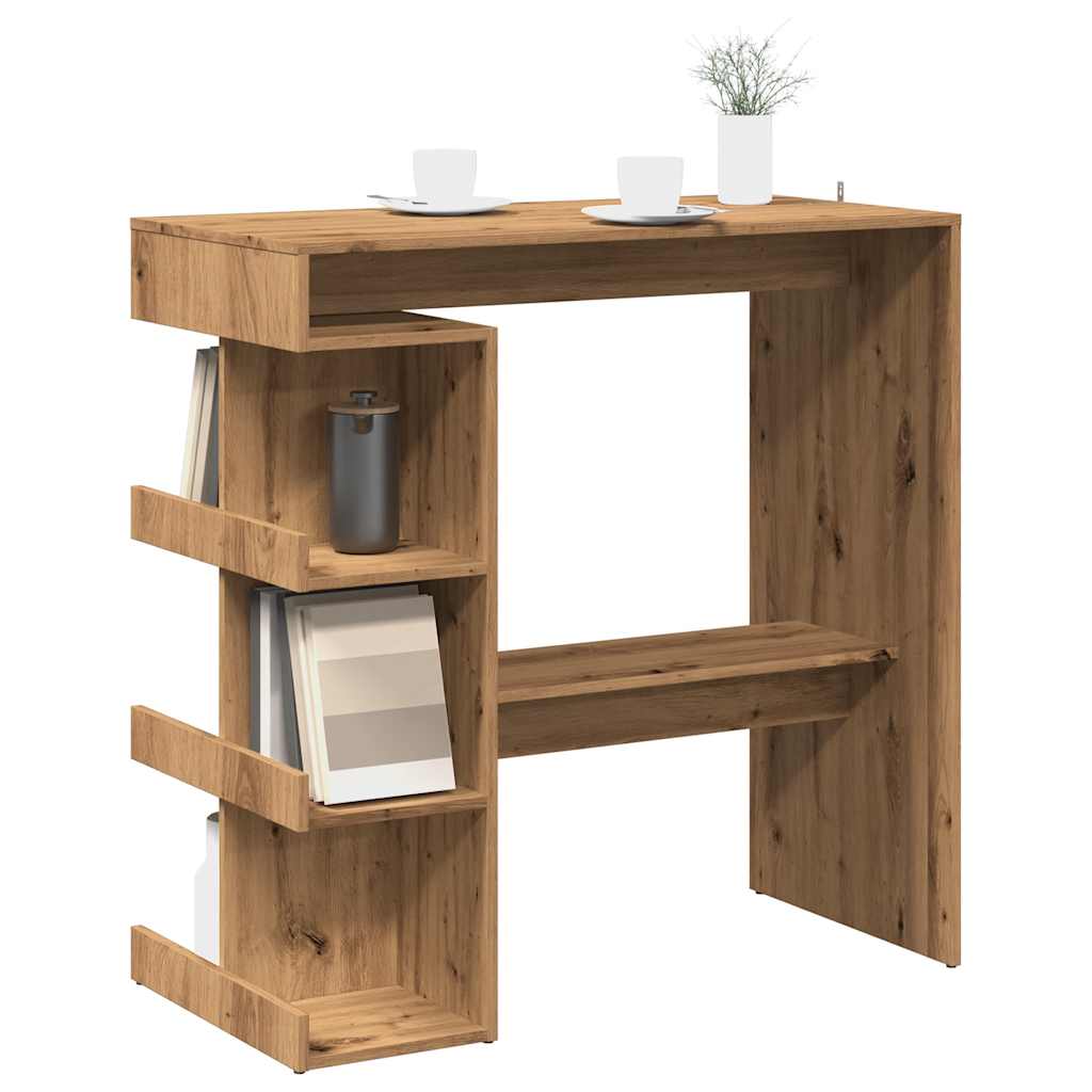 Bartisch Mit Regal -Optik 100X48X101,5 Cm