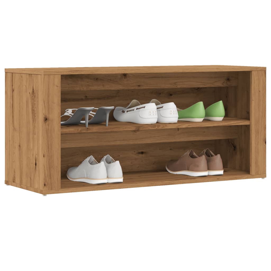 Schuhregal 100X35X45 Cm Holzwerkstoff