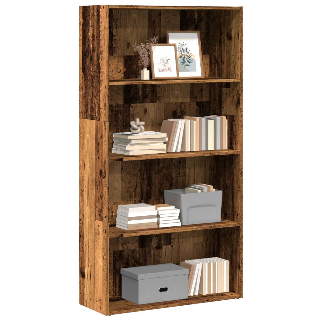 Bücherregal 80X30X76,5 Cm Holzwerkstoff