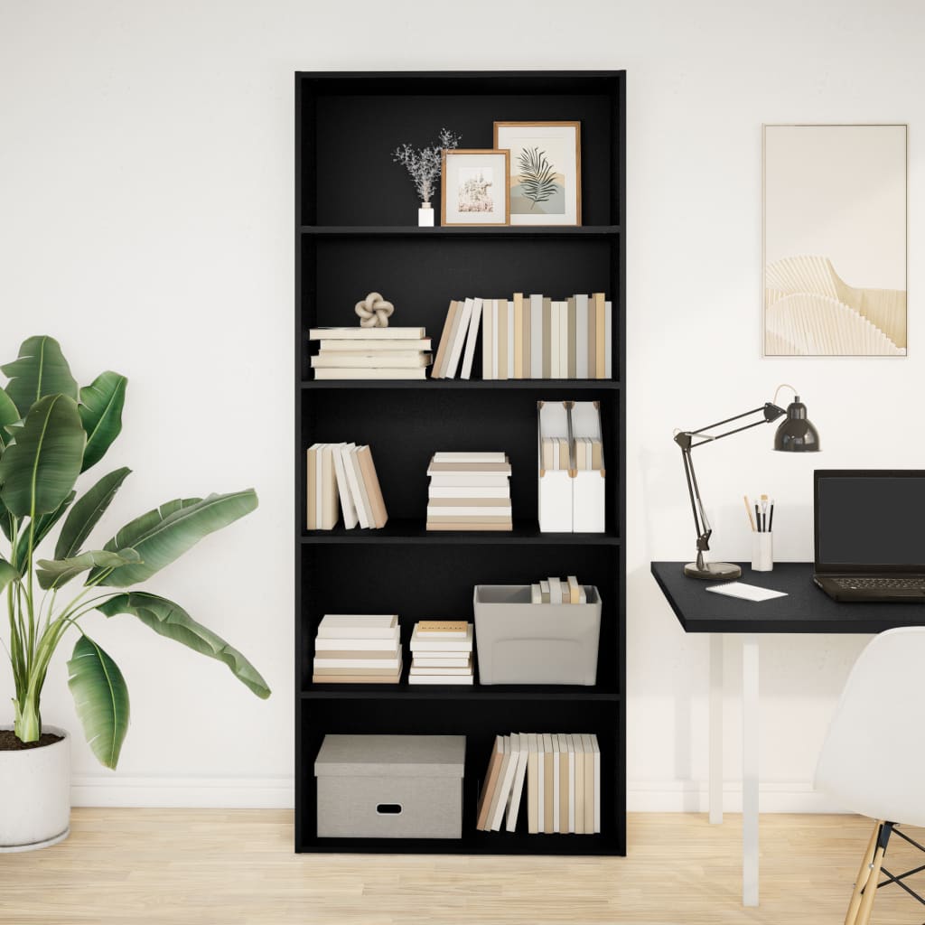 Bücherregal 80X30X76,5 Cm Holzwerkstoff