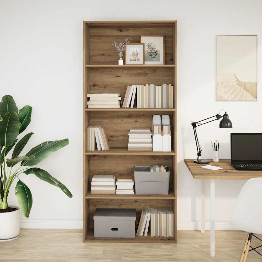 Bücherregal 80X30X76,5 Cm Holzwerkstoff