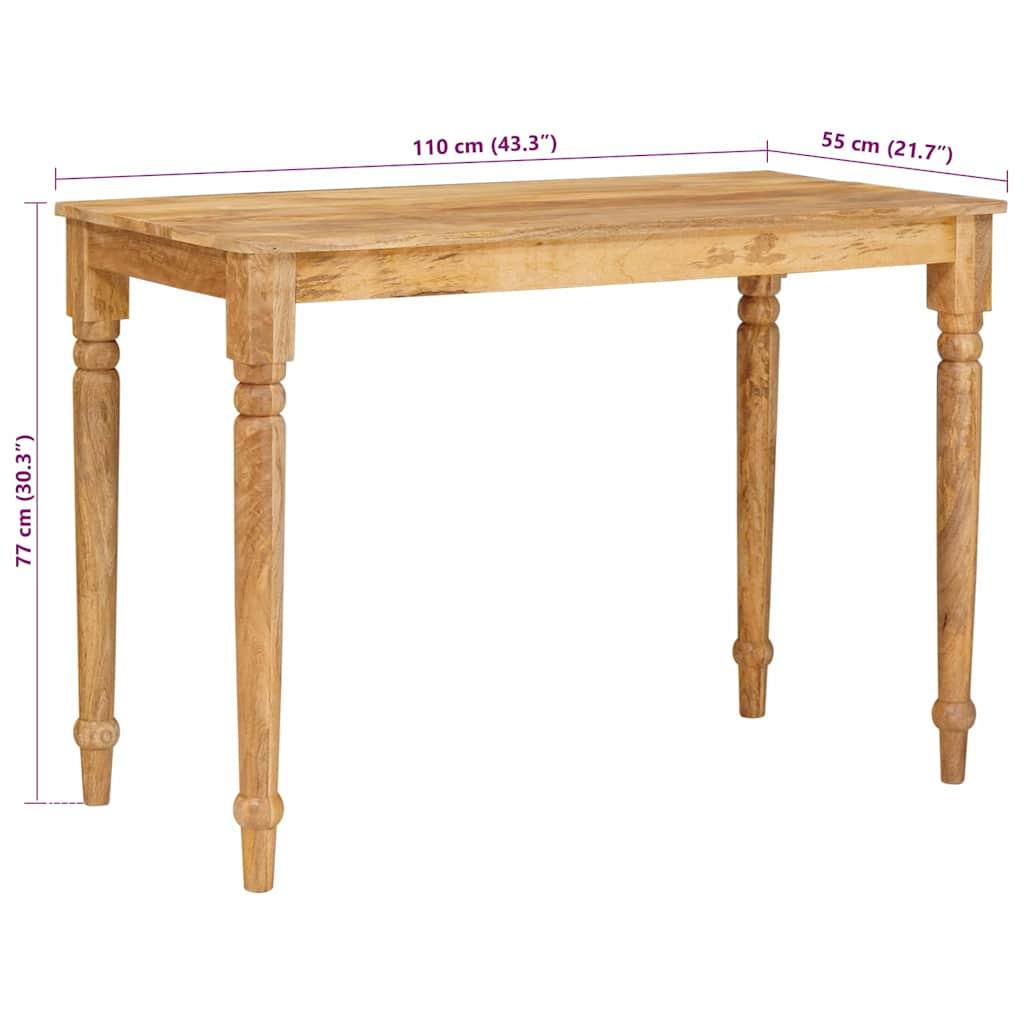 Couchtisch Braun Massivholz Mango