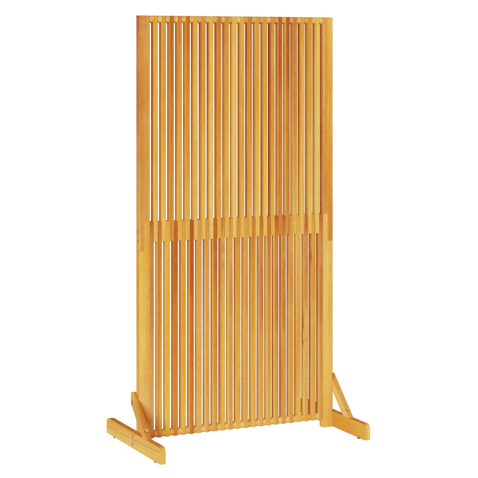Sichtschutz Braun 79,5 X 50 X Massivholz Akazie