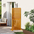 Sichtschutz Braun 79,5 X 50 X Massivholz Akazie