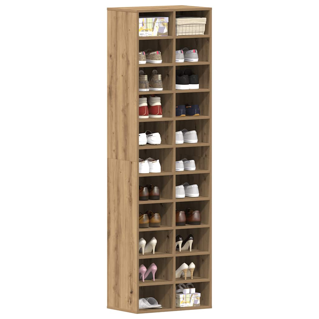 Schuhregal 54X34X183 Cm Holzwerkstoff