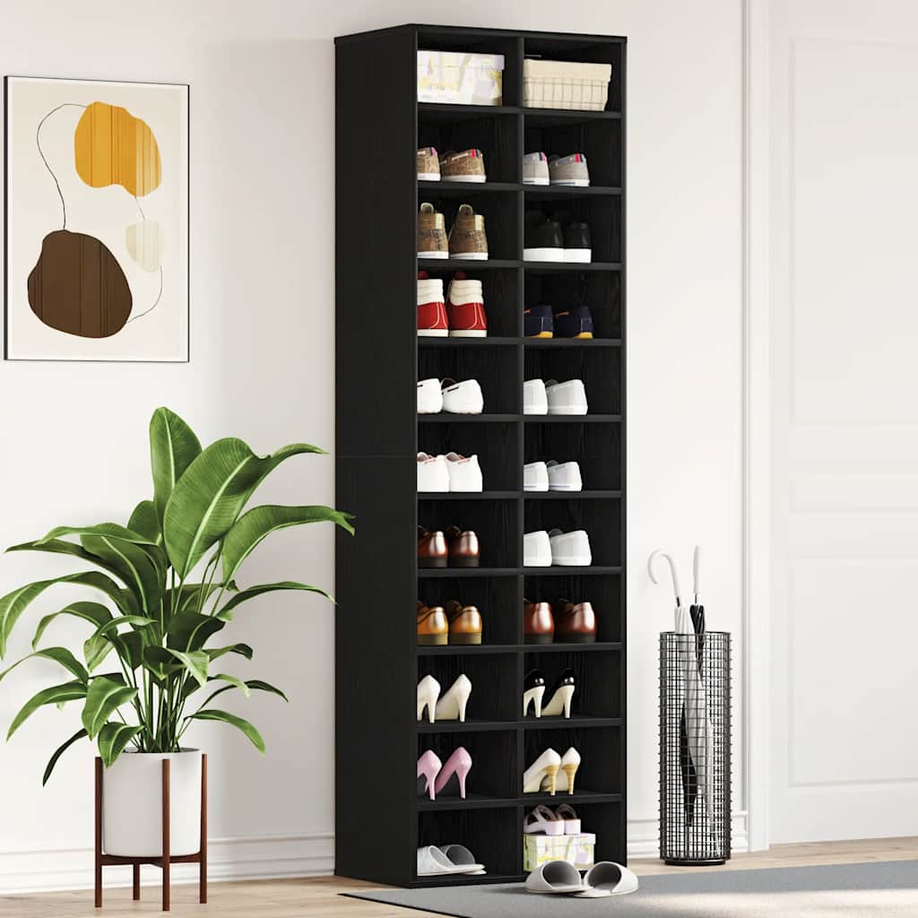 Schuhregal 54X34X183 Cm Holzwerkstoff