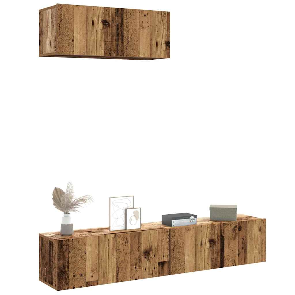 Tv-Schrankset 2 Pcs Holzwerkstoff