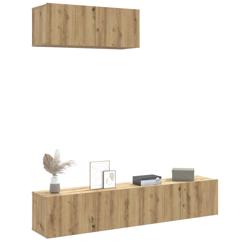 Tv-Schrankset 2 Pcs Holzwerkstoff