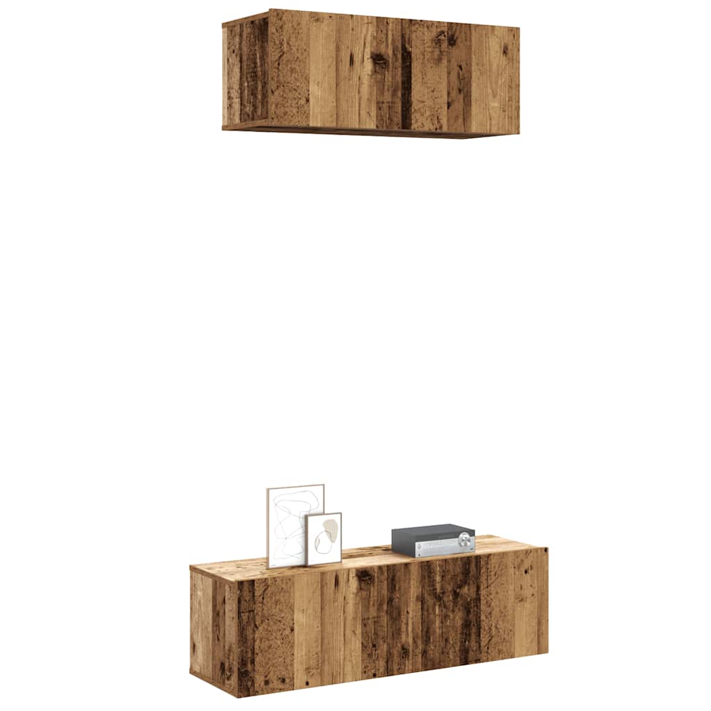 Tv-Schrankset 2 Pcs Holzwerkstoff