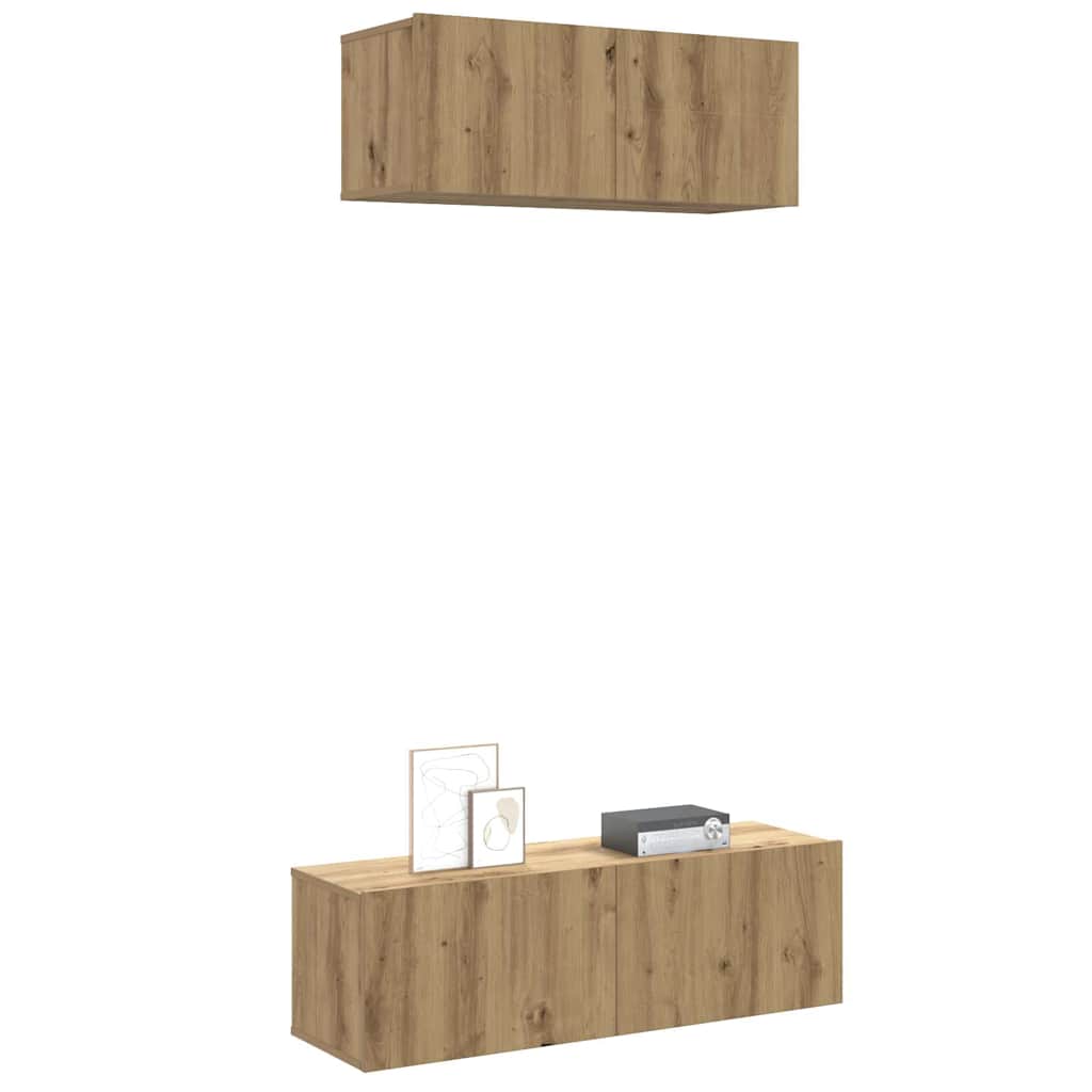 Tv-Schrankset 2 Pcs Holzwerkstoff