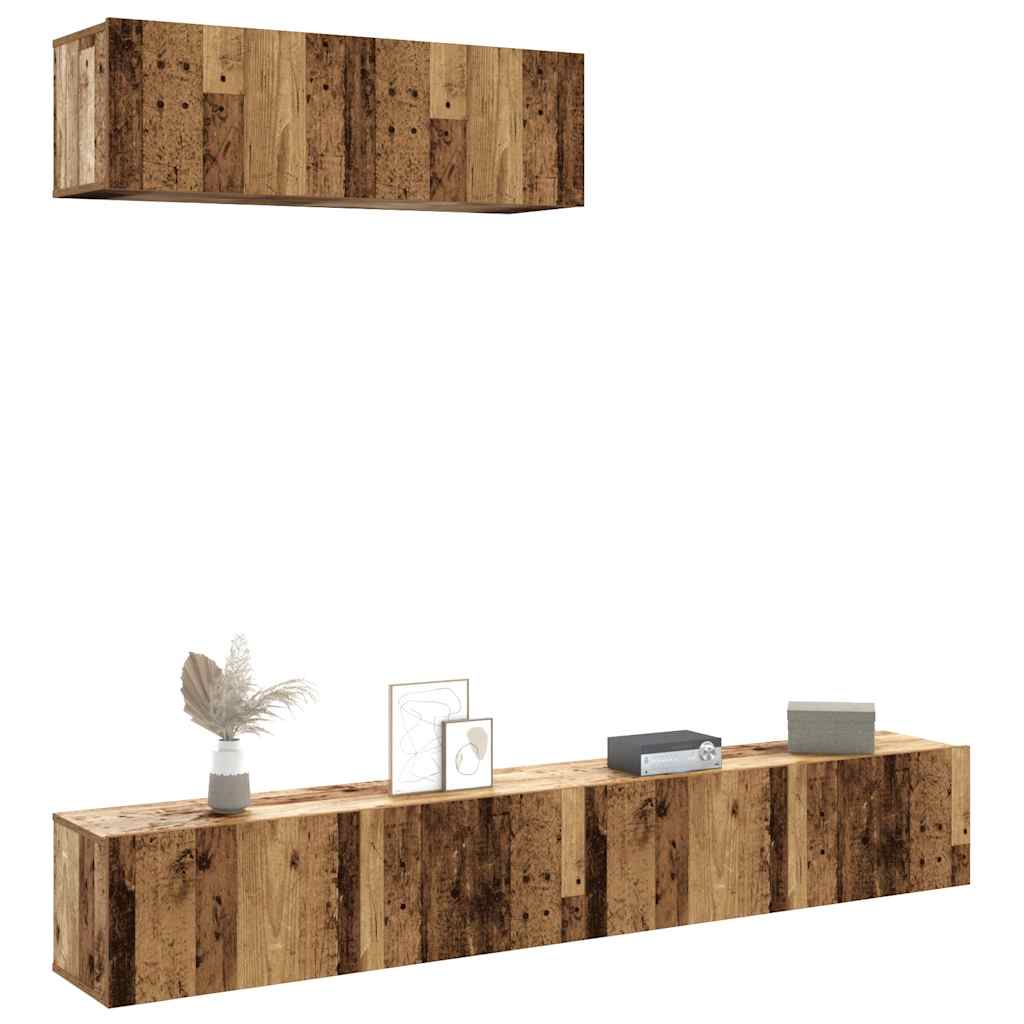 Tv-Schrankset 2 Pcs Holzwerkstoff