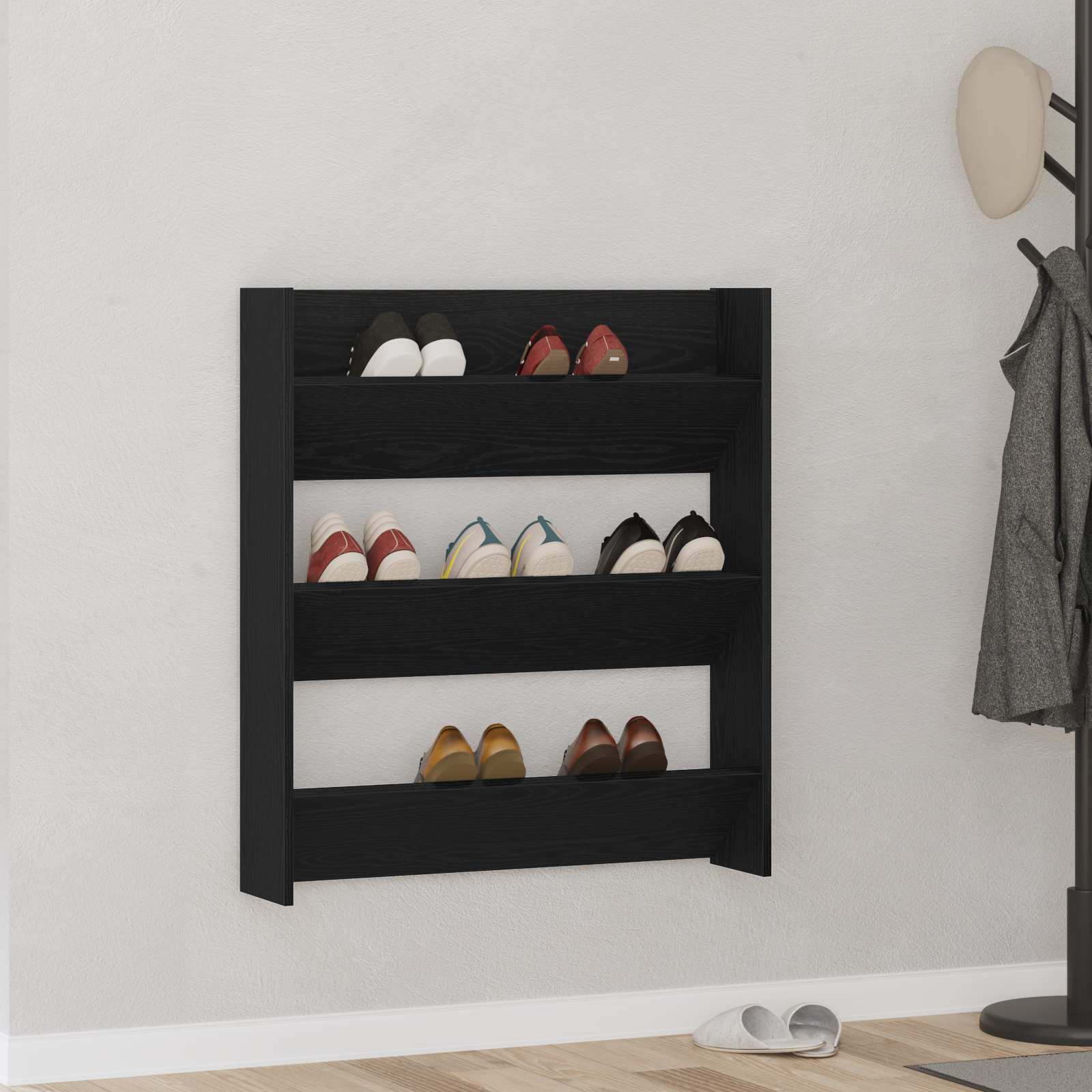 Wand-Schuhschrank Holzwerkstoff
