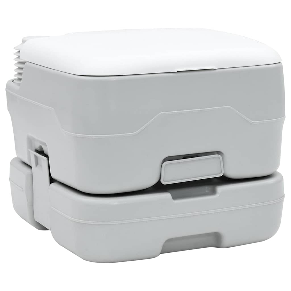 Camping-Toilette Helles Blau Und Weiß 41,5 X 36,5 X 42 Cm