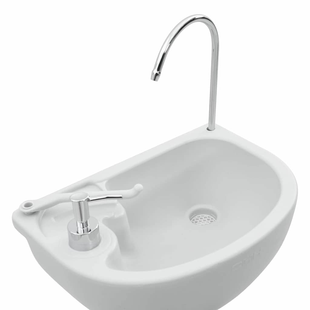 Camping Toiletten-Set 2 Pcs Grau 50,5 X 33 X 103 Cm