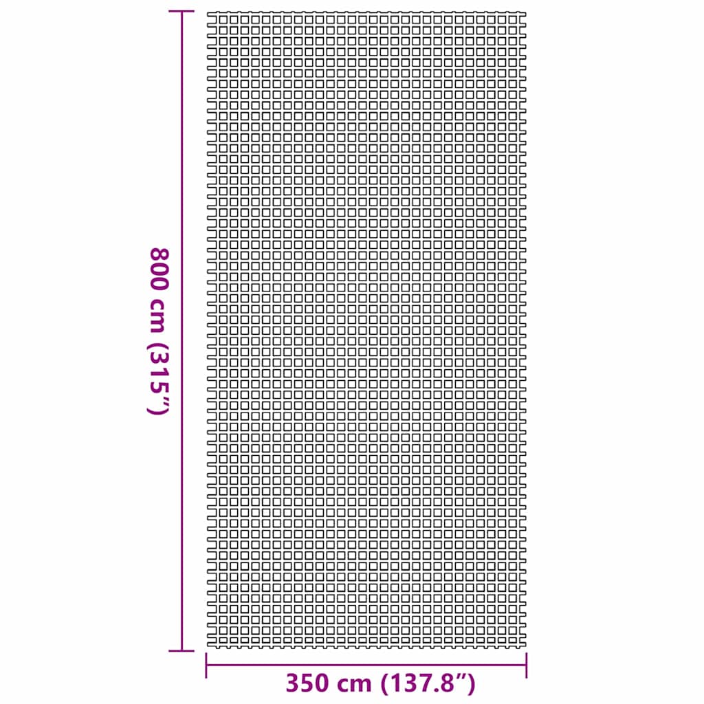 Zeltteppich 800 X 350 Cm Polyester